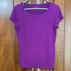 Grace Vibrant Purple Short Sleeve Top